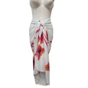 Womens Sarong Cotton Wrap Handpainted Batik Wrapskirt Beach Pareo Beachwear -NEW